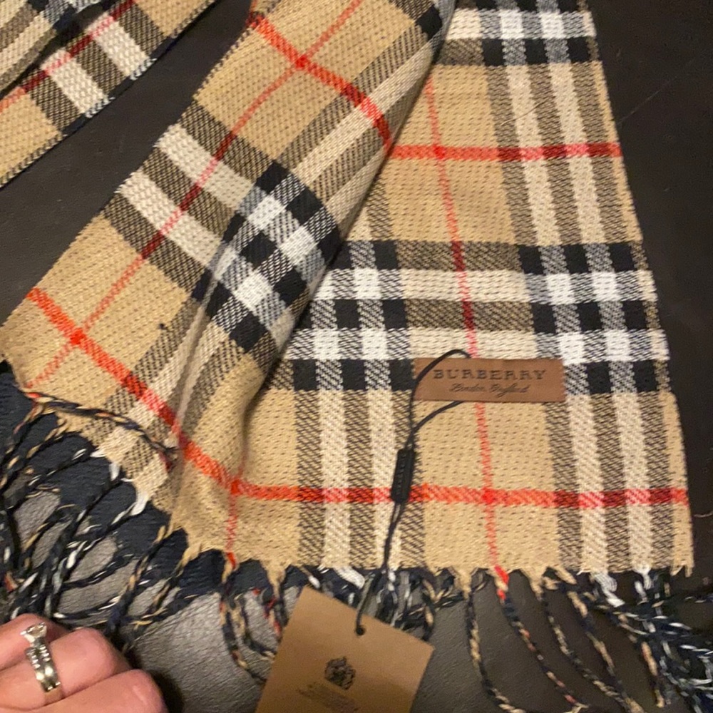 Fall Burberry scarf. Never worn.